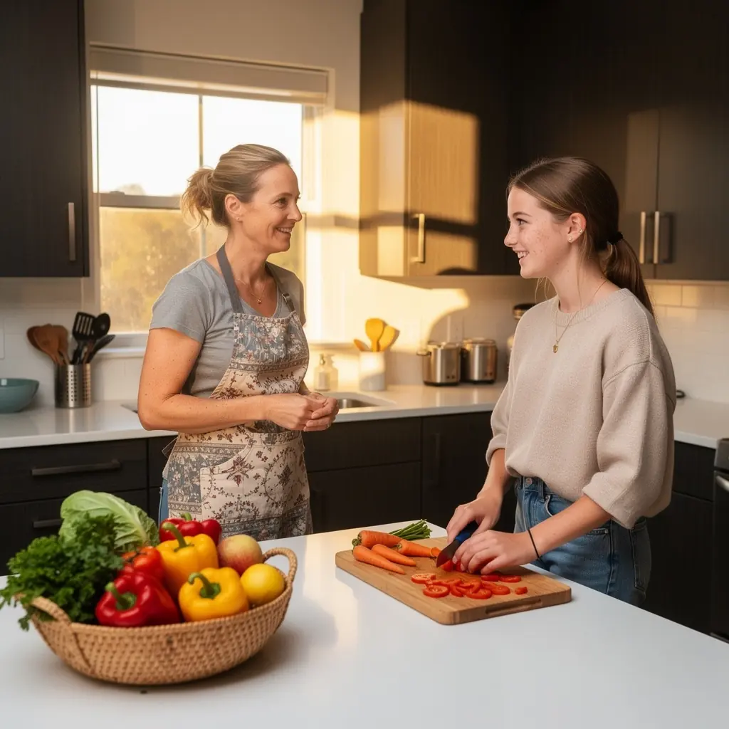 Kinderzimmer mit kreativen Gestaltungselementen und strapazierfähigen Materialien.